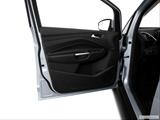  Inside of driver's side open door, window open photo